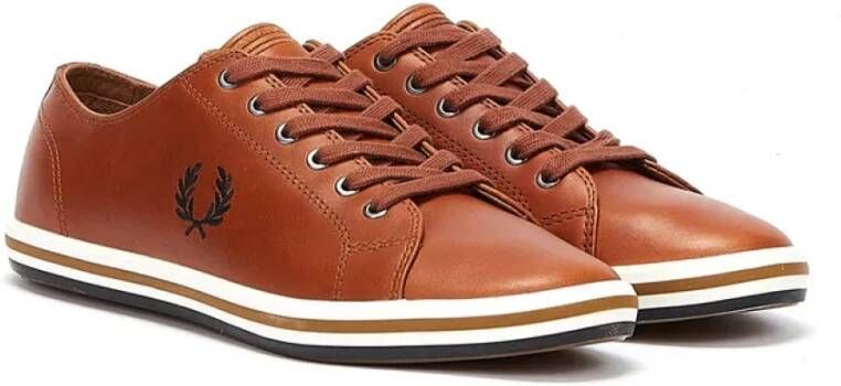 Fred Perry Kingston Leather schoenen , Bruin, Heren online kopen