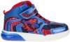 Geox Spiderman sneakers blauw Imitatieleer 82316 online kopen
