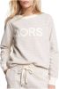 Michael Kors 9828 logo print tonal sweater bone beige online kopen