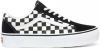 Vans Old Skool Platform Checkerboard Sneakers , Zwart, Dames online kopen