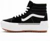 Vans Sk8 Hi Stacked Dames Schoenen Black Canvas online kopen