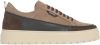 Antony Morato Flint Sneakers in suede met lederen details bruin , Beige, Heren online kopen