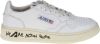 Autry Medalist Low Sneakers In Leather Color White , Wit, Heren online kopen