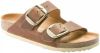 Birkenstock Arizona Big Buckle geolied lederen sandalen , Bruin, Dames online kopen