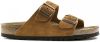 Birkenstock Arizona Soft Footbed Suede Leather Sandals , Bruin, Heren online kopen