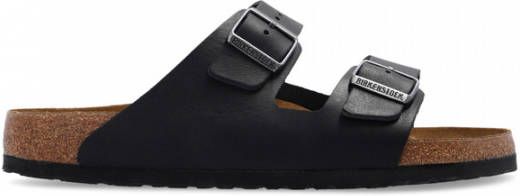 Birkenstock Arizona Oiled Leather Sandals , Zwart, Dames online kopen