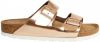 Birkenstock Slippers ARIZONA SFB in smalle schoenwijdte, metallic look, met soft voetbed online kopen