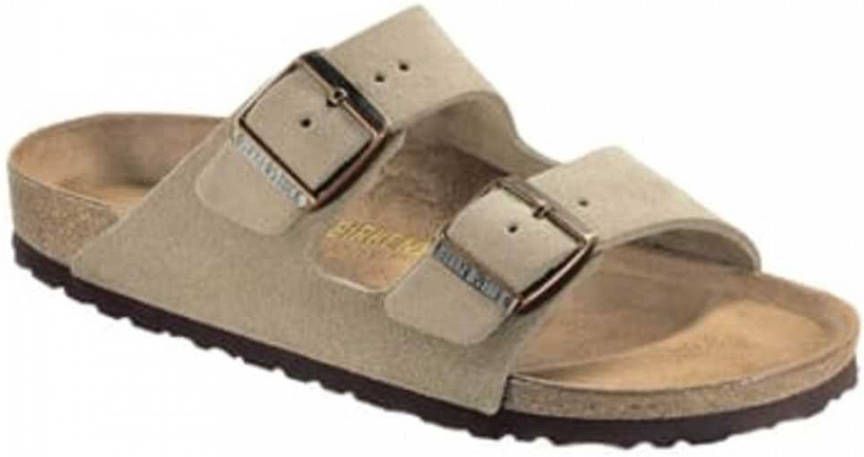 Birkenstock Slippers ARIZONA SFB van suèdeleer, smalle schoenwijdte online kopen
