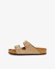 Birkenstock Arizona zachte voetbedden Suede lederen sandalen , Beige, Dames online kopen