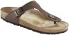 Birkenstock Slippers Mayari regular Birko Flor Nubuck Bruin online kopen