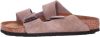 Birkenstock Arizona zachte voetbedden Suede lederen sandalen , Beige, Dames online kopen