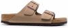 Birkenstock Arizona zachte voetbedden Suede lederen sandalen , Beige, Dames online kopen