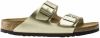 Birkenstock Slippers Arizona van glanzende birko flor, schoenwijdte smal online kopen