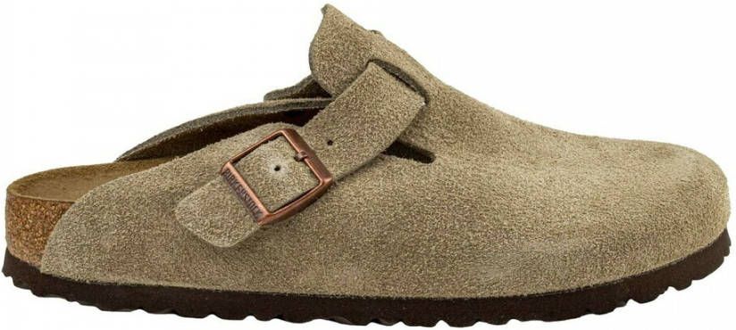 Boston Braided Suede Leather Taupe | BIRKENSTOCK