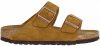 Birkenstock Arizona Soft Footbed Suede Leather Sandals , Bruin, Heren online kopen