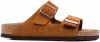 Birkenstock Arizona Soft Footbed Suede Leather Sandals , Bruin, Heren online kopen