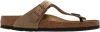 Birkenstock Slippers Mayari regular Birko Flor Nubuck Bruin online kopen