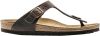 Birkenstock Slippers Mayari regular Birko Flor Nubuck Bruin online kopen