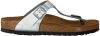 Birkenstock Slippers Gizeh regular Birko Flor Zilverkleurig online kopen