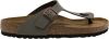 Birkenstock Gizeh Birko Flor Nubuck Sandals , Grijs, Dames online kopen