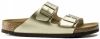 Birkenstock Slippers Arizona van glanzende birko flor, schoenwijdte smal online kopen