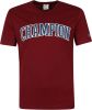 Champion T shirt logo bordeaux , Rood, Heren online kopen