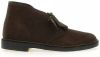 Clarks originals Desert Boot Evo Dark Brown Suede Veter boots online kopen