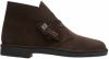 Clarks originals Desert Boot Evo Dark Brown Suede Veter boots online kopen