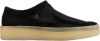Clarks wallabee cup lace up shoes , Zwart, Heren online kopen
