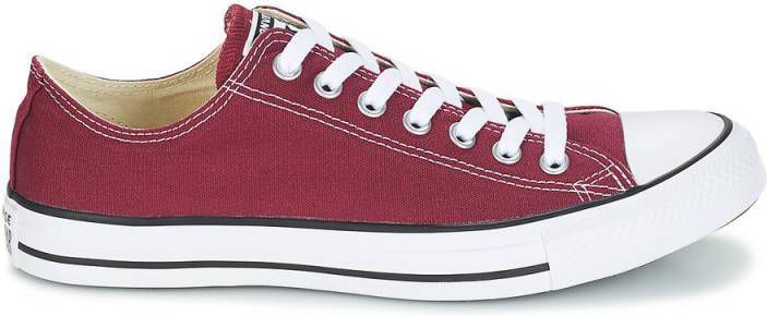 Converse All stars laag (mt t/m 46)- Rood 42,5 (UK 8,5) - Vindjeschoen.nl