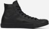 Converse Chuck Taylor All Star Leather Sneakers 135251c , Zwart, Dames online kopen