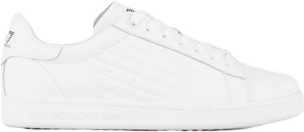 Emporio Armani EA7 men's leather sneakers Classic New CC , Wit, Heren -  Vindjeschoen.nl