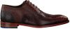 Floris van bommel SFM 30238 Dark Cognac G+ Wijdte Veterschoenen online kopen