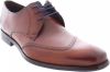 Floris van bommel SFM 30173 Dark Cognac H Wijdte Veterschoenen online kopen