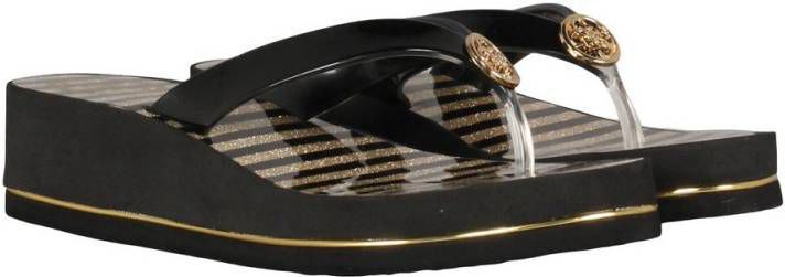 Zwarte GUESS Slippers GENERA | Omoda