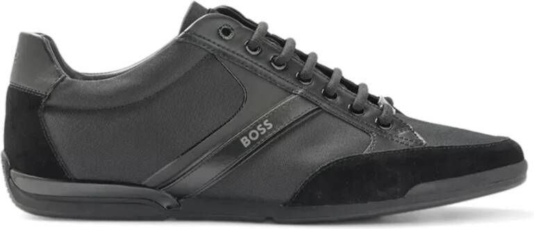 Hugo Boss Saturn sneaker met su&#xE8, de details online kopen