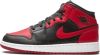 Jordan Air 1 Mid Banned 2020(Gs)sneakers , Rood, Dames online kopen