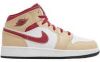 Jordan Air 1 Mid Light Cardinal Curry Sneakers , Beige, Dames online kopen