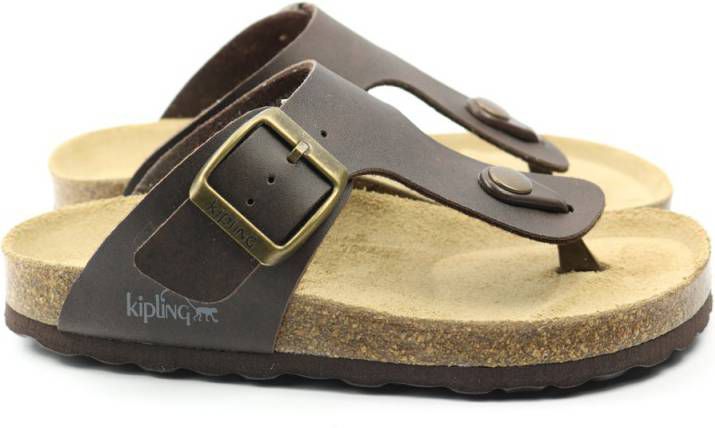 KiPLing Teenslipper JUAN 4 Zwart - Bormans Modeschoenen