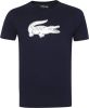 Lacoste Shirt met ronde hals met gestructureerde labelprint online kopen