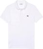 Lacoste Slim Fit Polo shirt Korte mouw wit, Effen online kopen