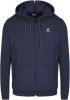 Le Coq Sportif Essentiële con zip sweatshirt , Blauw, Heren online kopen