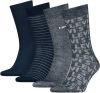 Levi's Levi`s 4 Paar Giftbox Sokken , Blauw, Heren online kopen