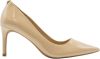 Michael Kors womens leather pumps court schoenen high heel dorothy , Beige, Dames online kopen