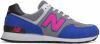 New Balance 574 sneakers kobaltblauw/grijs/roze online kopen