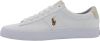 Ralph Lauren Sayer sneaker van canvas met su&#xE8, de details online kopen