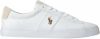 Ralph Lauren Sayer sneaker van canvas met su&#xE8, de details online kopen