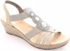 Rieker dames sandalen met hak Goudkleur online kopen