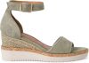 Tamaris pistacchio casual open sandals , Groen, Dames online kopen