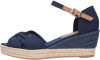 Tommy Hilfiger Basic Open Toe Mid Wedge sleehakken donkerblauw online kopen